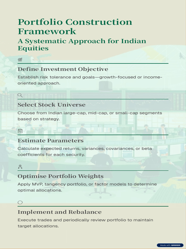 Portfolio Construction Framework | PDF