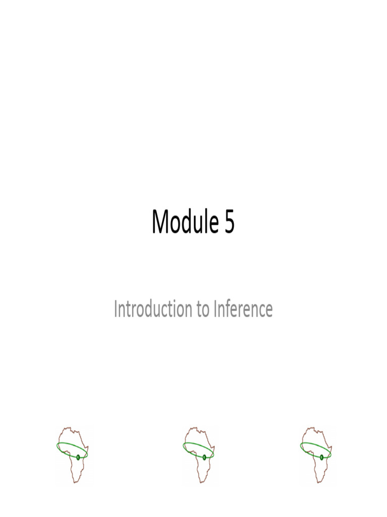 Module 5 - Introduction To Inference | PDF | Statistical Significance ...