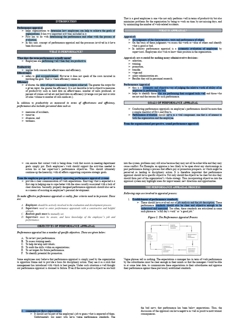 Performance Management | PDF | Performance Appraisal | Industrial And ...