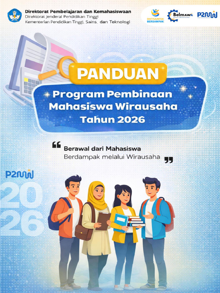 Panduan Program Pembinaan Mahasiswa Wirausaha Tahun 2026 1771403502 | PDF