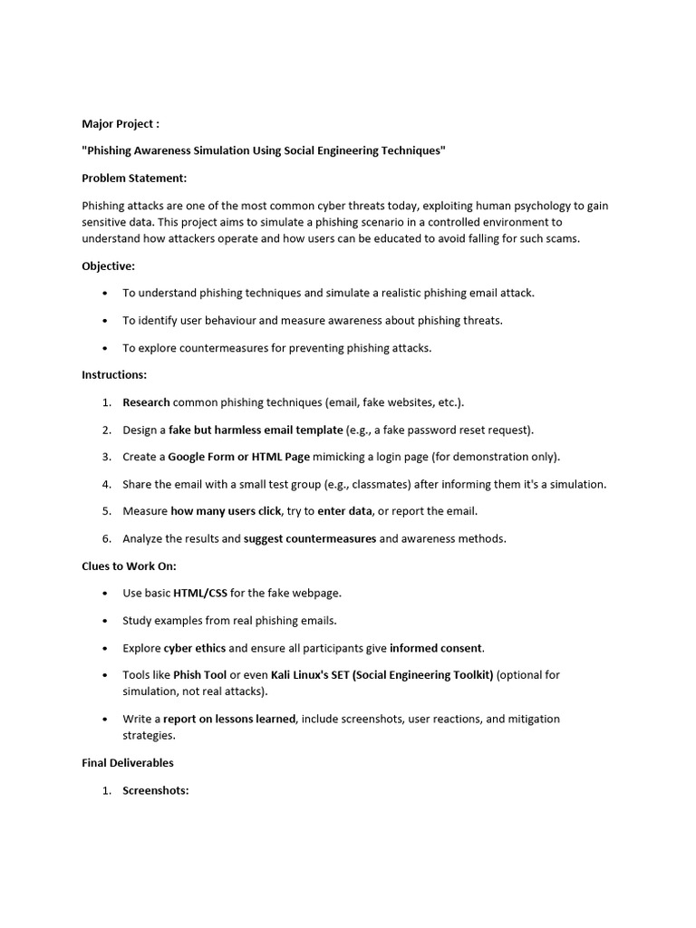 4839272-Cyber Security Minor and Major Project | PDF | Phishing | Security