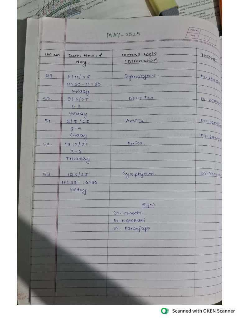 HMM Log Book | PDF
