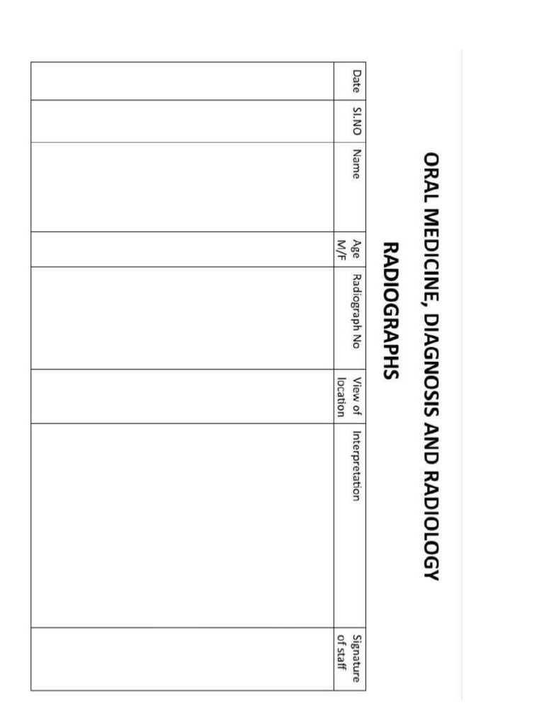 Radiology Case Sheet | PDF
