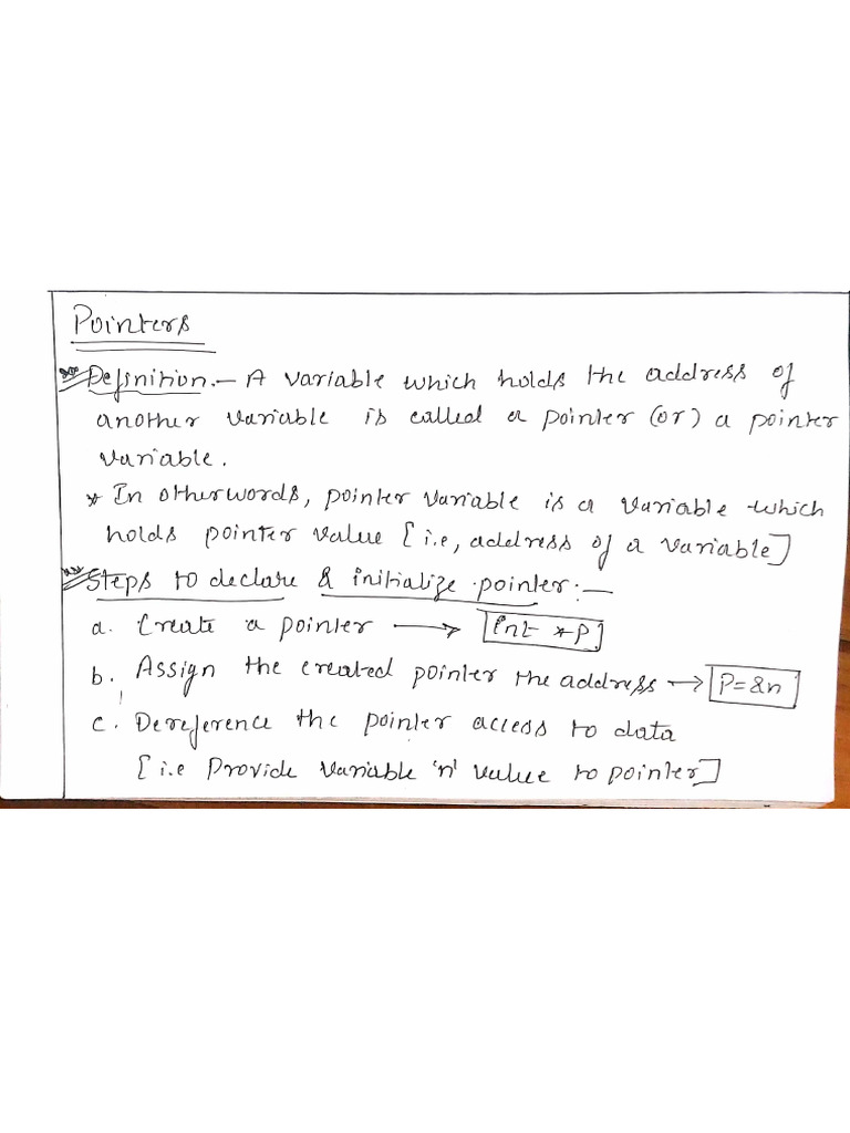Pointers and Dynamic Memory Allocation | PDF
