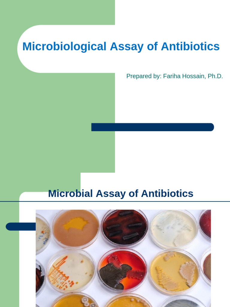 Microbiological Assay of Antibiotics | PDF | Antimicrobial | Biology
