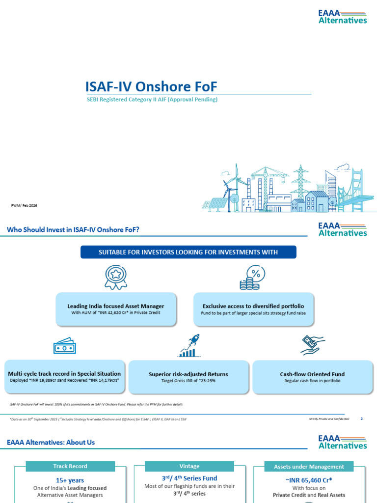 ISAF IV FoF | PDF | Investing | Refinancing