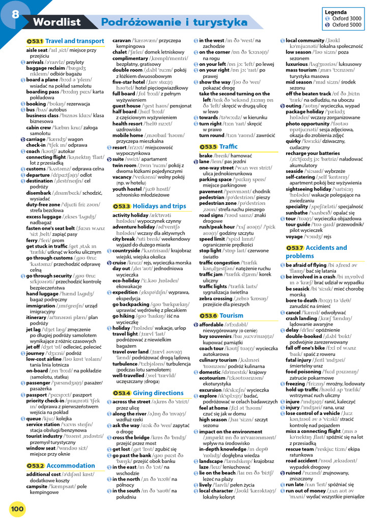 Orm 2 Wordlist Unit 08 | PDF