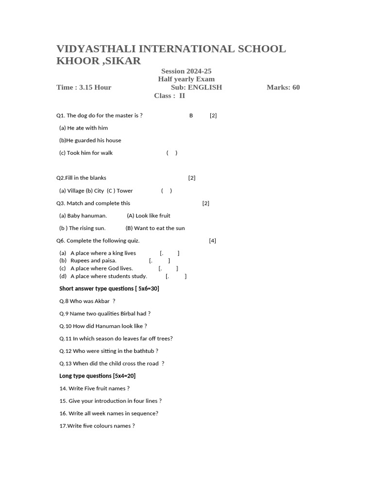 3 Class | PDF