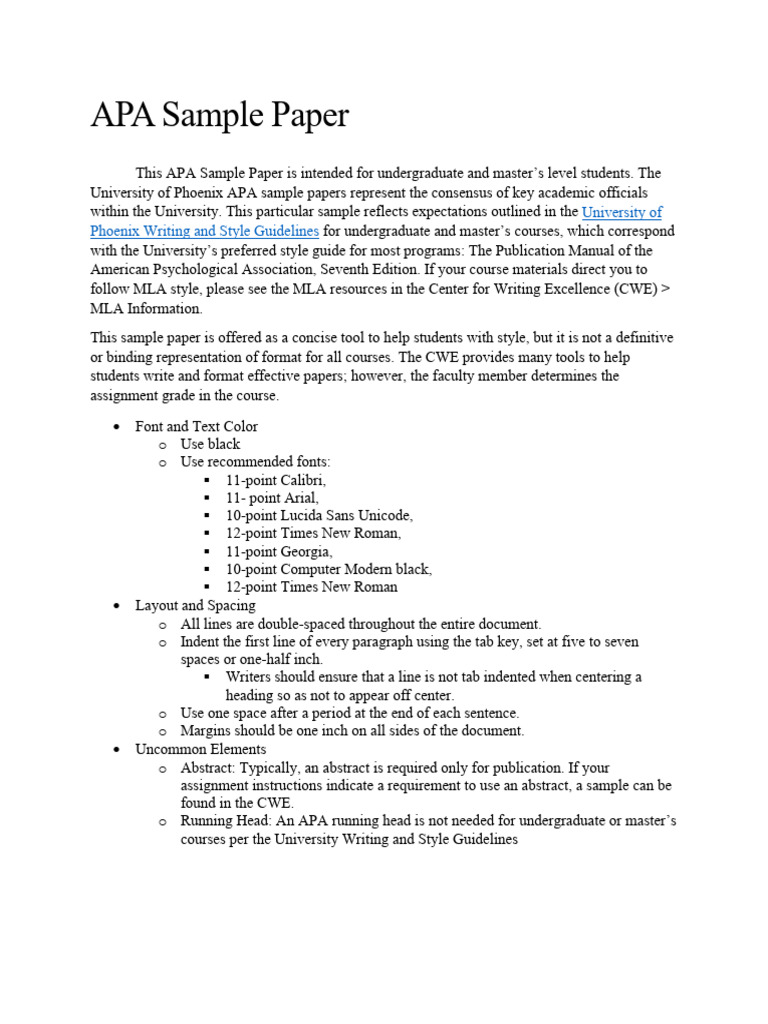 APA - UOPX .SamplePaper - UndergradandMasters | PDF | Apa Style | Citation