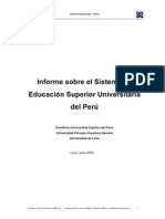 Informe Peru(Sistema Educativo)