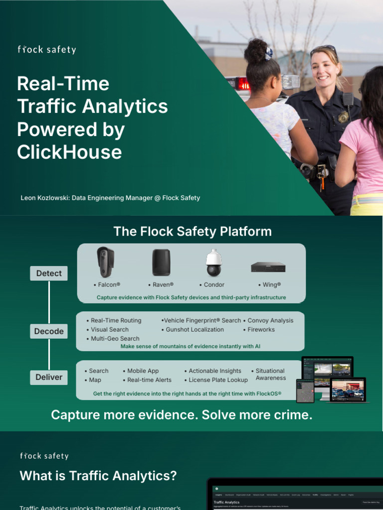 Flock Safety Clickhouse Presentation | PDF | Computing | Data Management