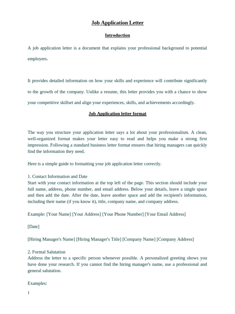 Unit 2JobapplicationLetter | PDF | Computing | Software Development