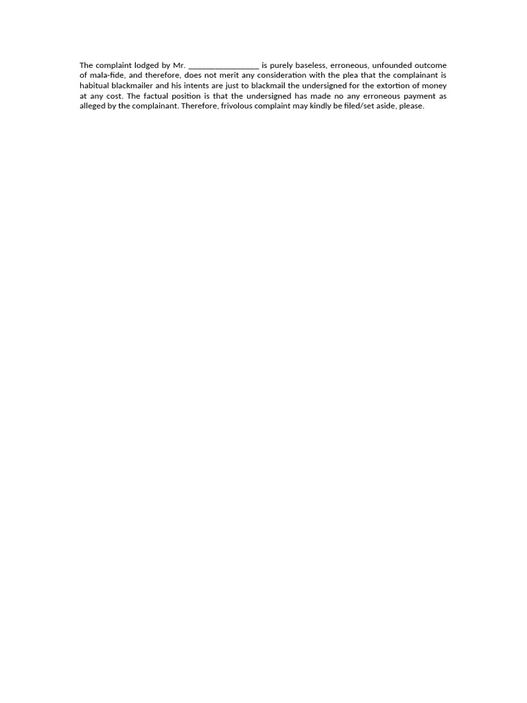 Complaint | PDF