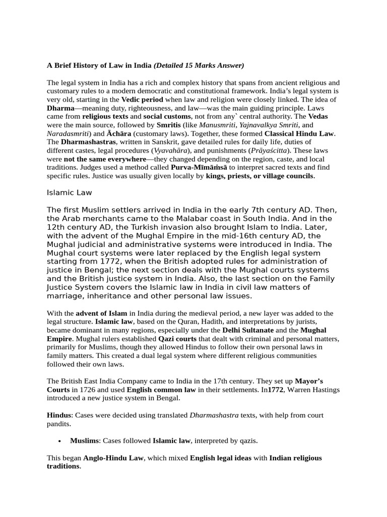 Srushti Eng Mod 1 Notes | PDF | Sharia | Justice