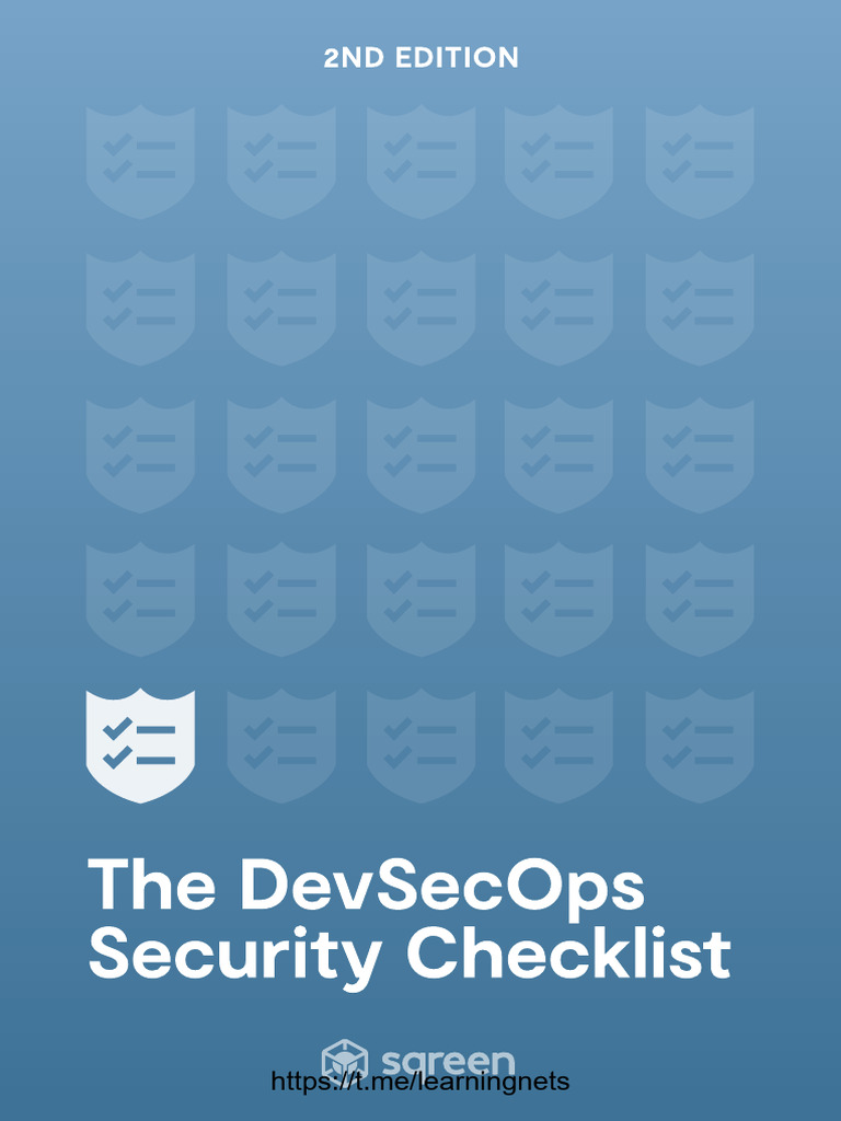 The DevSecOps Security Checklist | PDF | Security | Computer Security