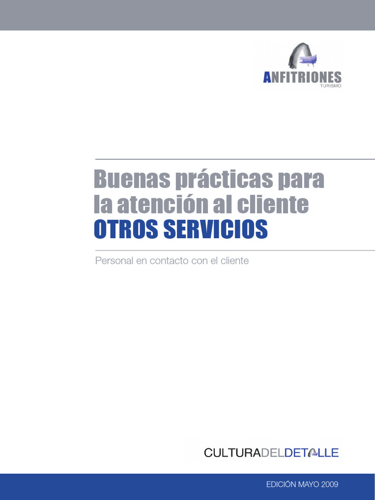Buenas Prácticas de Atención Al Cliente en Otros Servicios | PDF ...