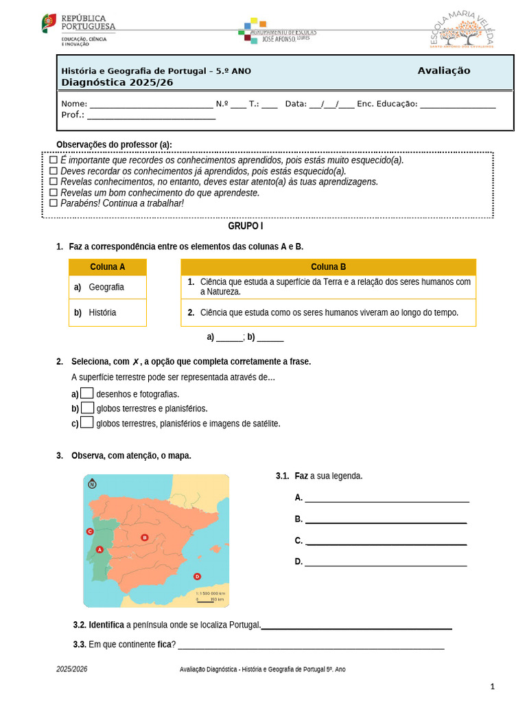 Fichadiagnostico - HGP 5 - 25 - 26 | PDF