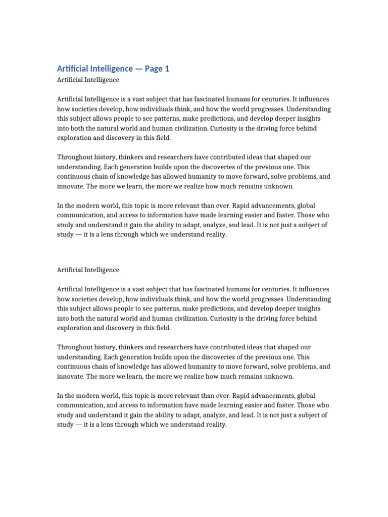 Artificial Intelligence | PDF | Artificial Intelligence | Intelligence ...