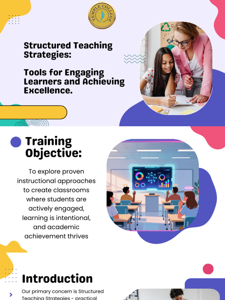 Structured Teaching Strategies | PDF