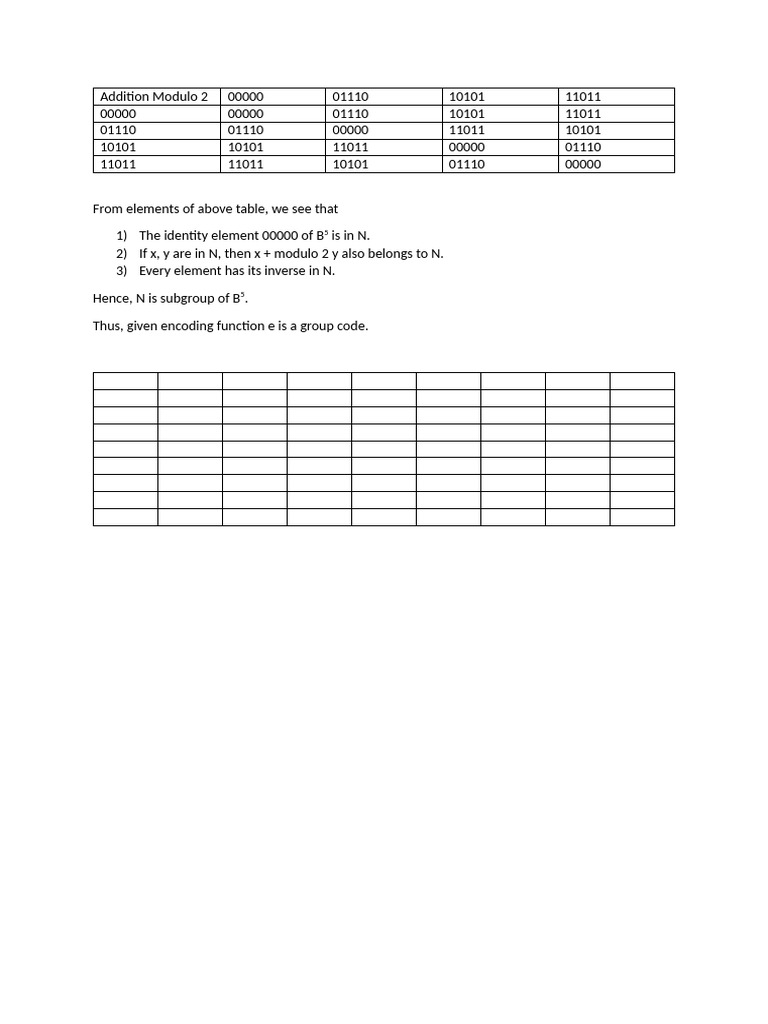Group Code Model Ans | PDF