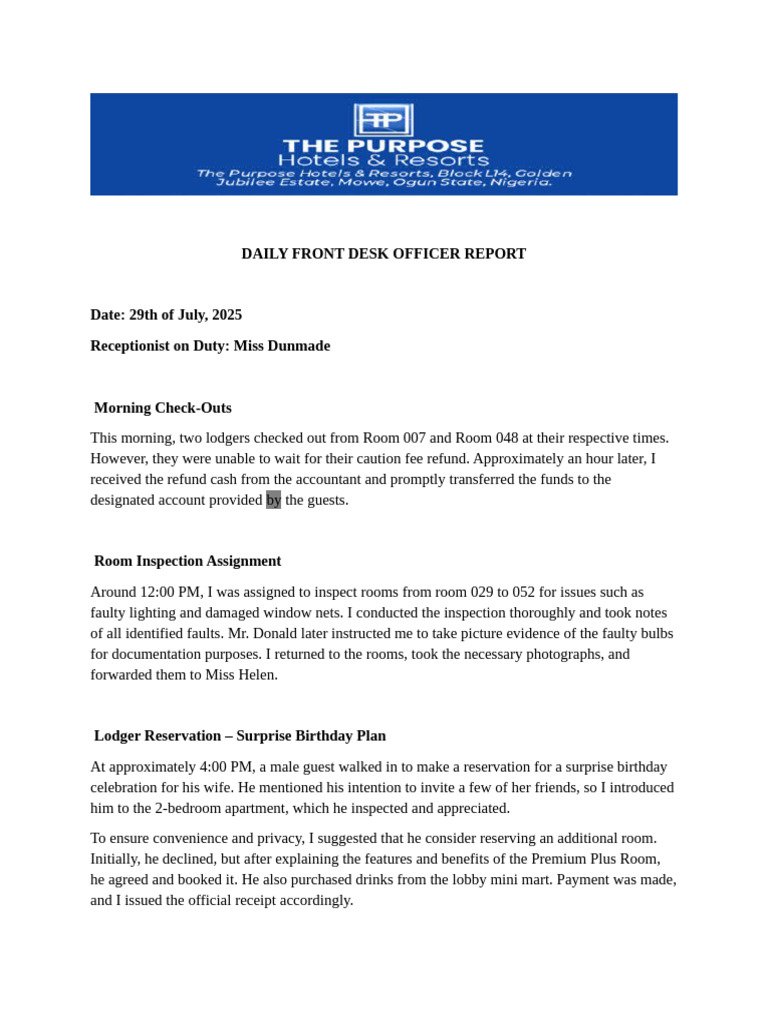 Arm Daily Report Template 1 | PDF