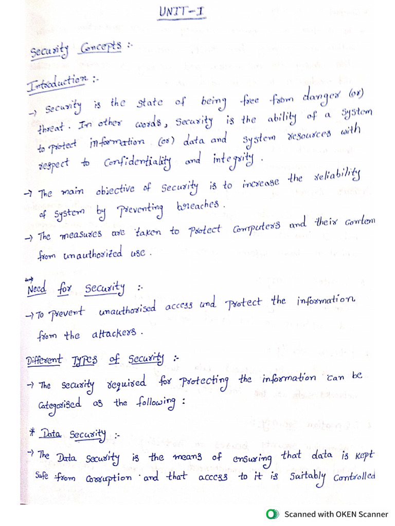 CNS Unit 1 | PDF