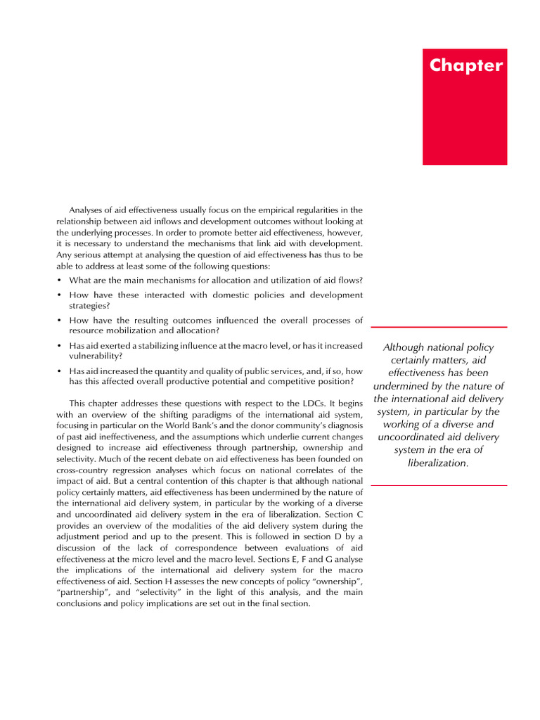 Aid Effectiveness | PDF | Aids | Aid Effectiveness