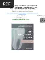 The Ortho Perio Patient Clinical Evidence Therapeutic Guidelines