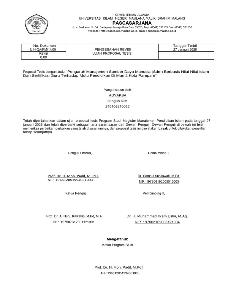 Form Revisi | PDF