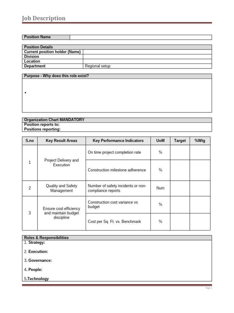 JD Form | PDF