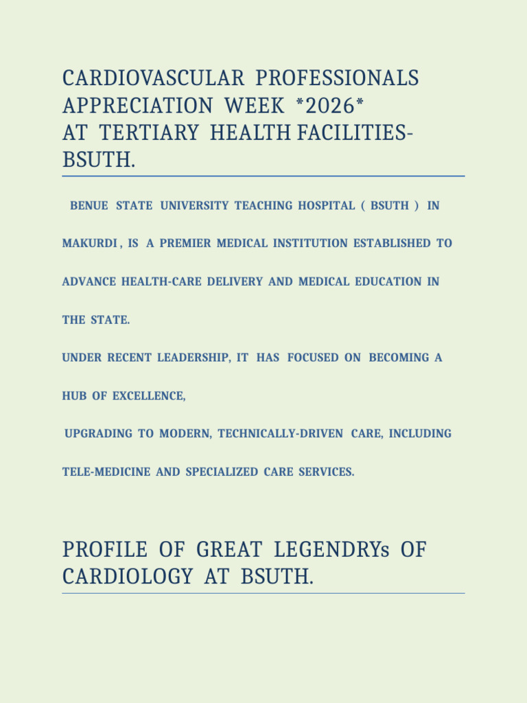 Cardiovascular Professionals Appreciation Week | PDF | Ventricle (Heart ...