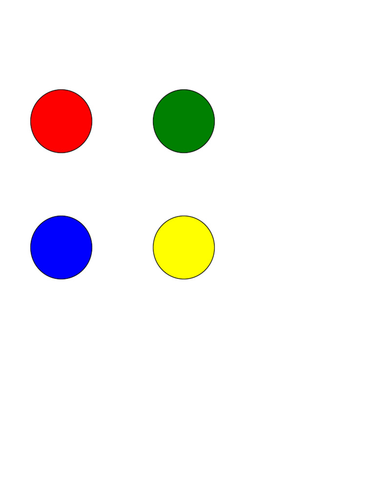Color Match Circle Sheet | PDF