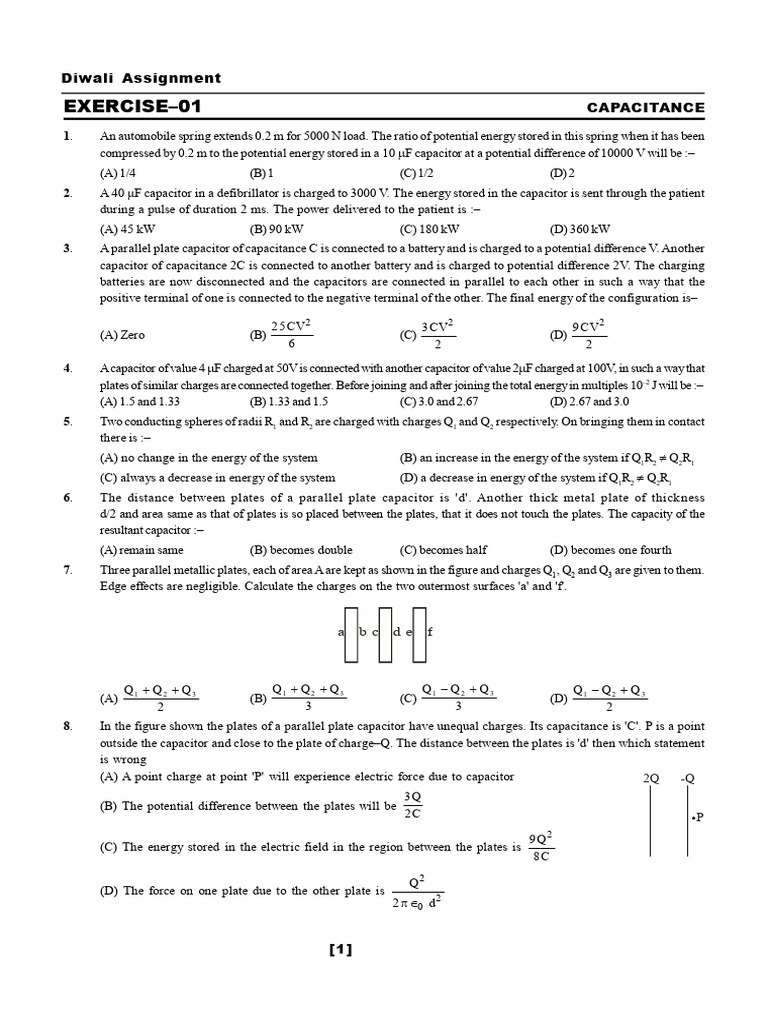 12th - Jre + Vijeeta Physics | PDF | Capacitor | Capacitance