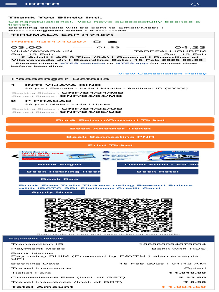 IRCTC Next Generation ETicketing System | PDF