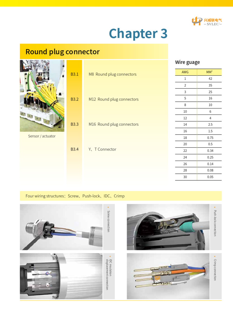 8 Circular Connectors and Cable | PDF | Electrical Connector | Electronics
