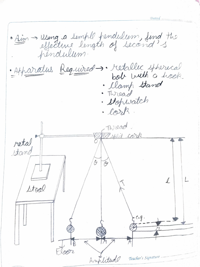 Simple Pendulum | PDF