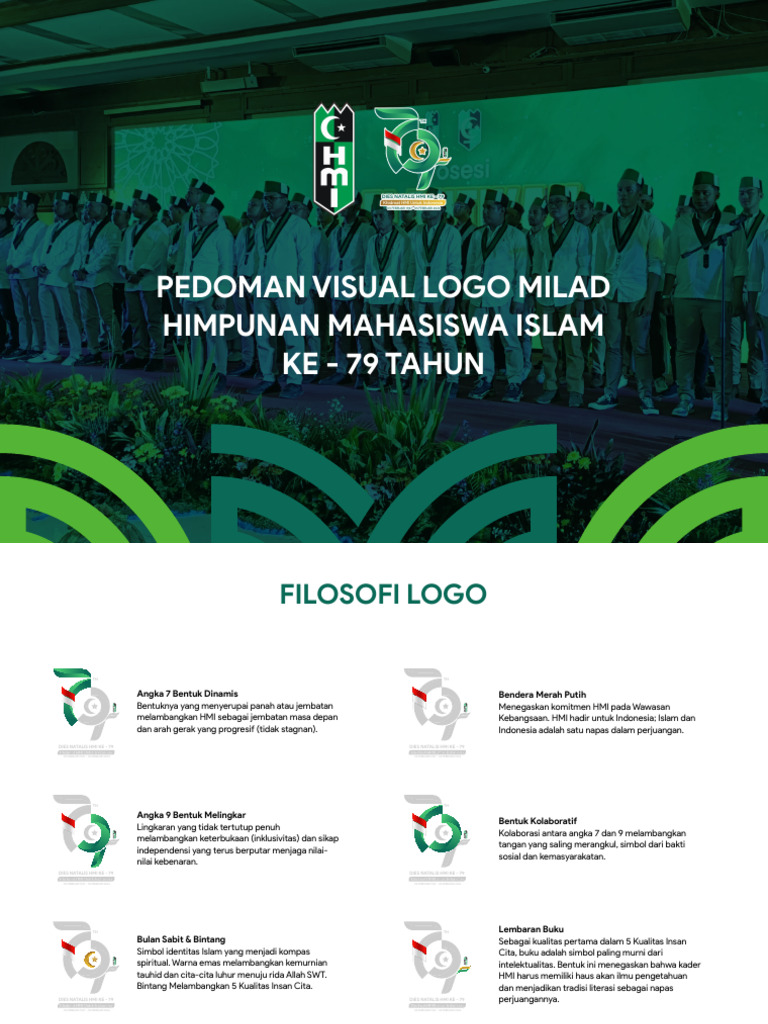Pedoman Visual Logo Dies Natalis HMI 79 | PDF