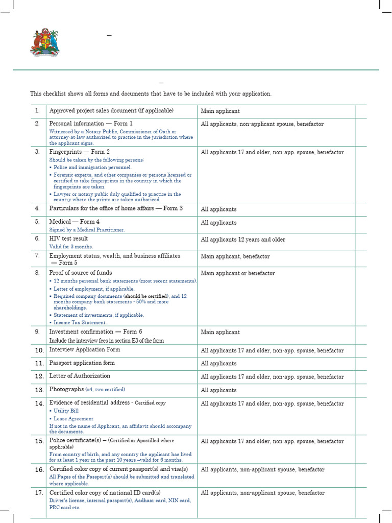Application Checklist October 2023 | PDF | Notary Public | Government ...