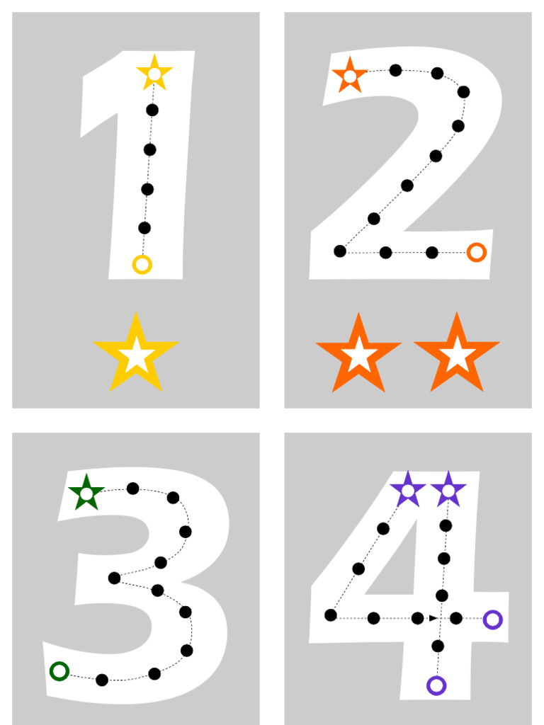Numbers Lacing Cards | PDF