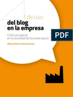 Manual de Uso Del Blog en La Empresa - Alberto Ortiz de Zarate Tercero