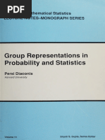 DIACONIS, P. Group Representations in Probability and Statistics