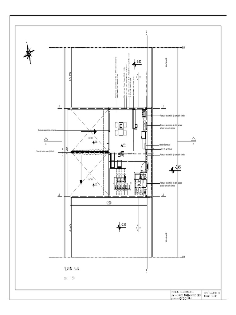 Planta Baja Final TP Constru | PDF