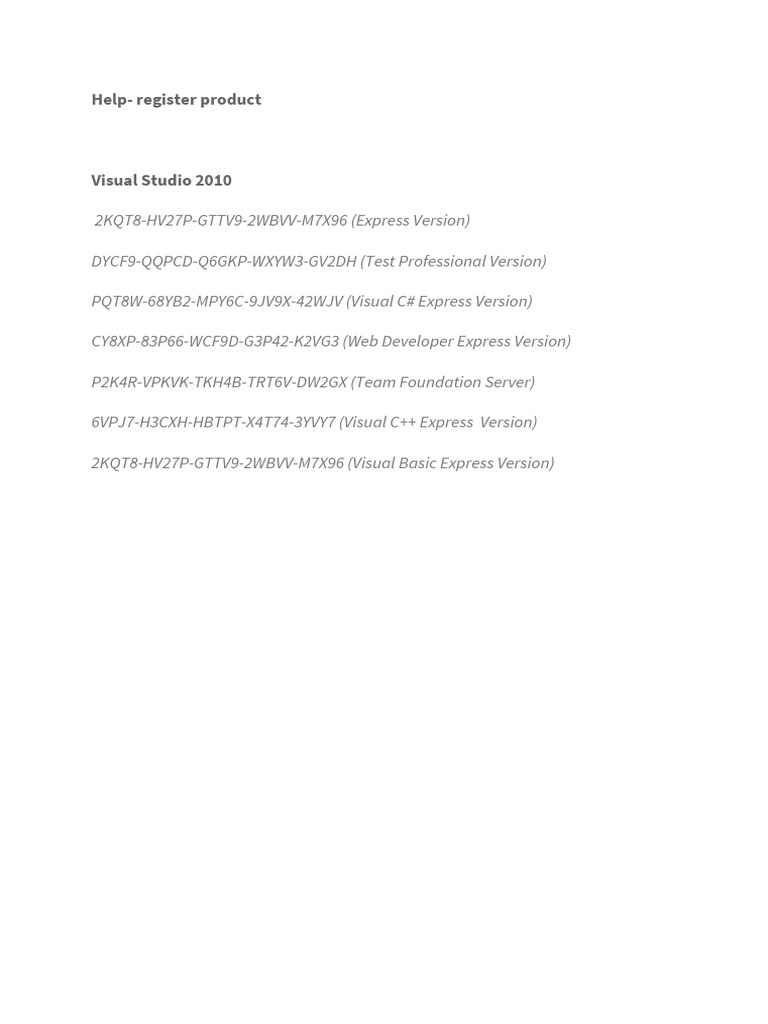 Visual Studio 2010 | PDF