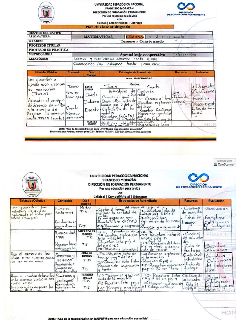 Plan Multigrado | PDF
