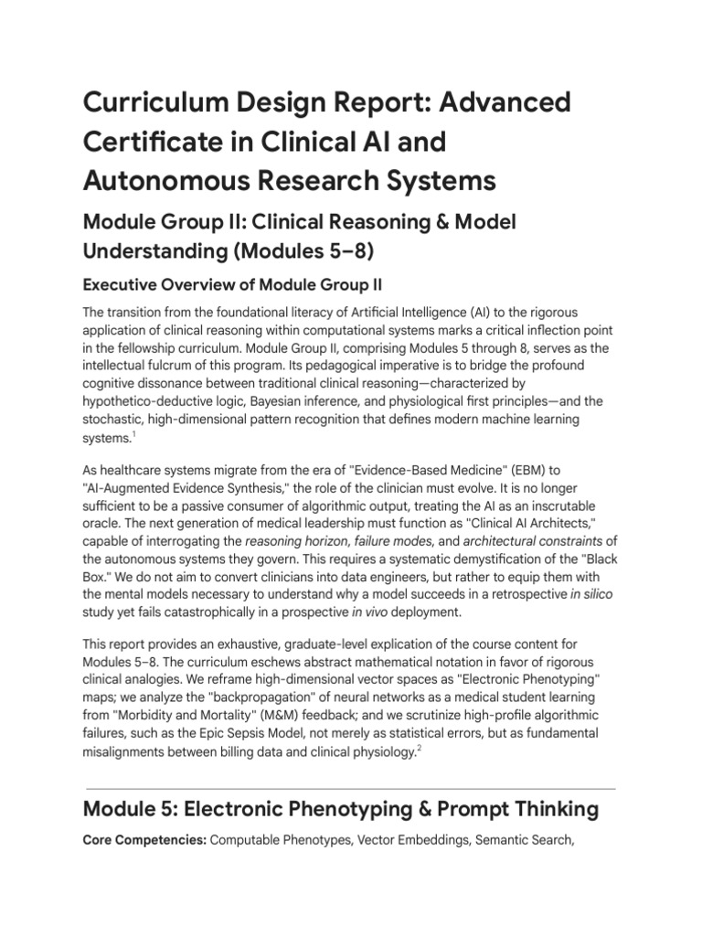 Clinical AI Course Content Generation | PDF | Artificial Intelligence ...