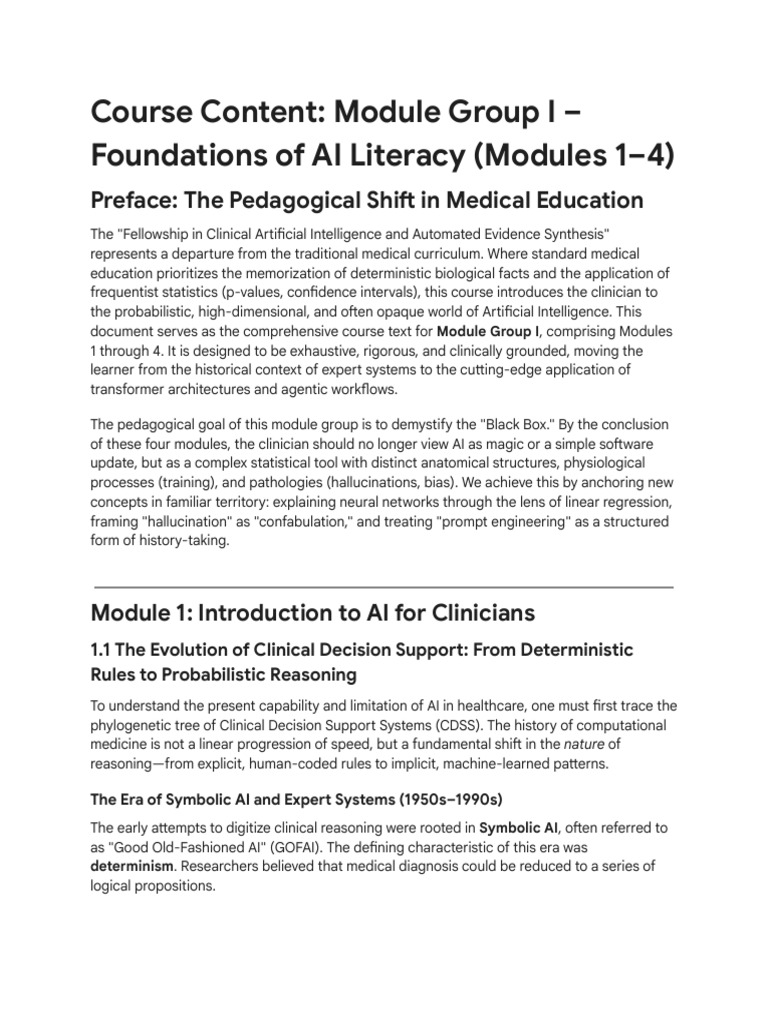 AI Literacy Course Content Generation | PDF | Artificial Intelligence ...