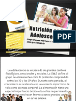 Nutricion Adolescencia