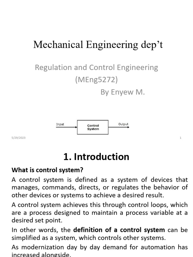 Introduction PPT (1) - 8 | PDF | Feedback | System