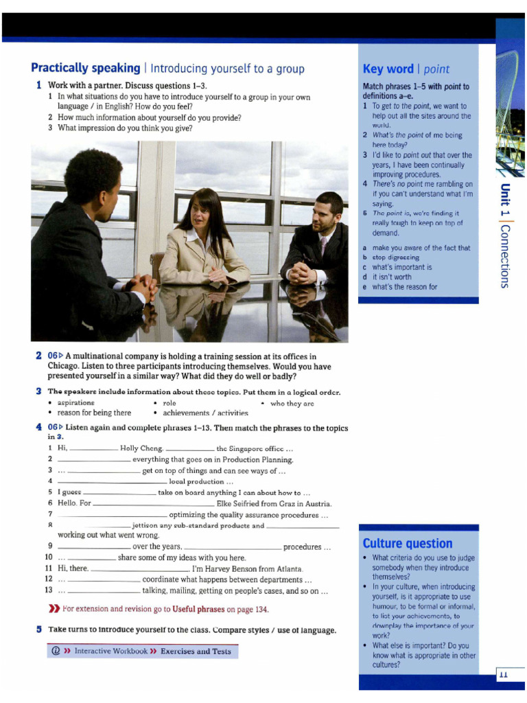 Introducing Yourself To A Group | PDF