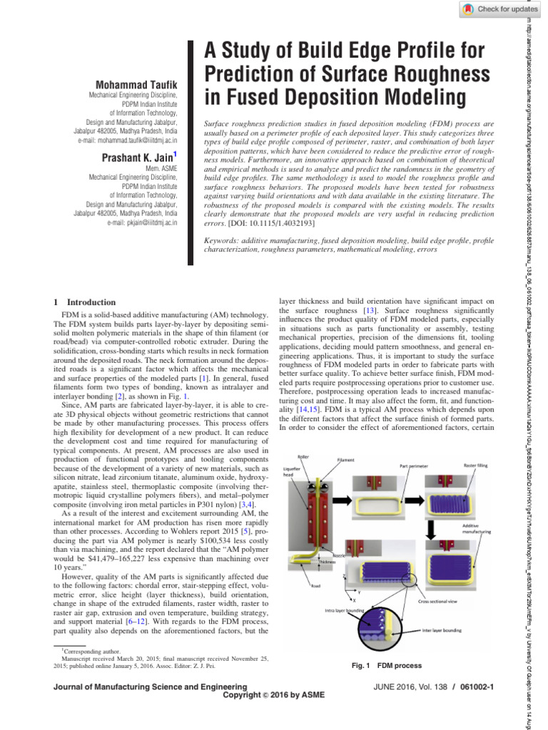Polymers 12 00840 v2 | PDF | Surface Roughness | Extrusion